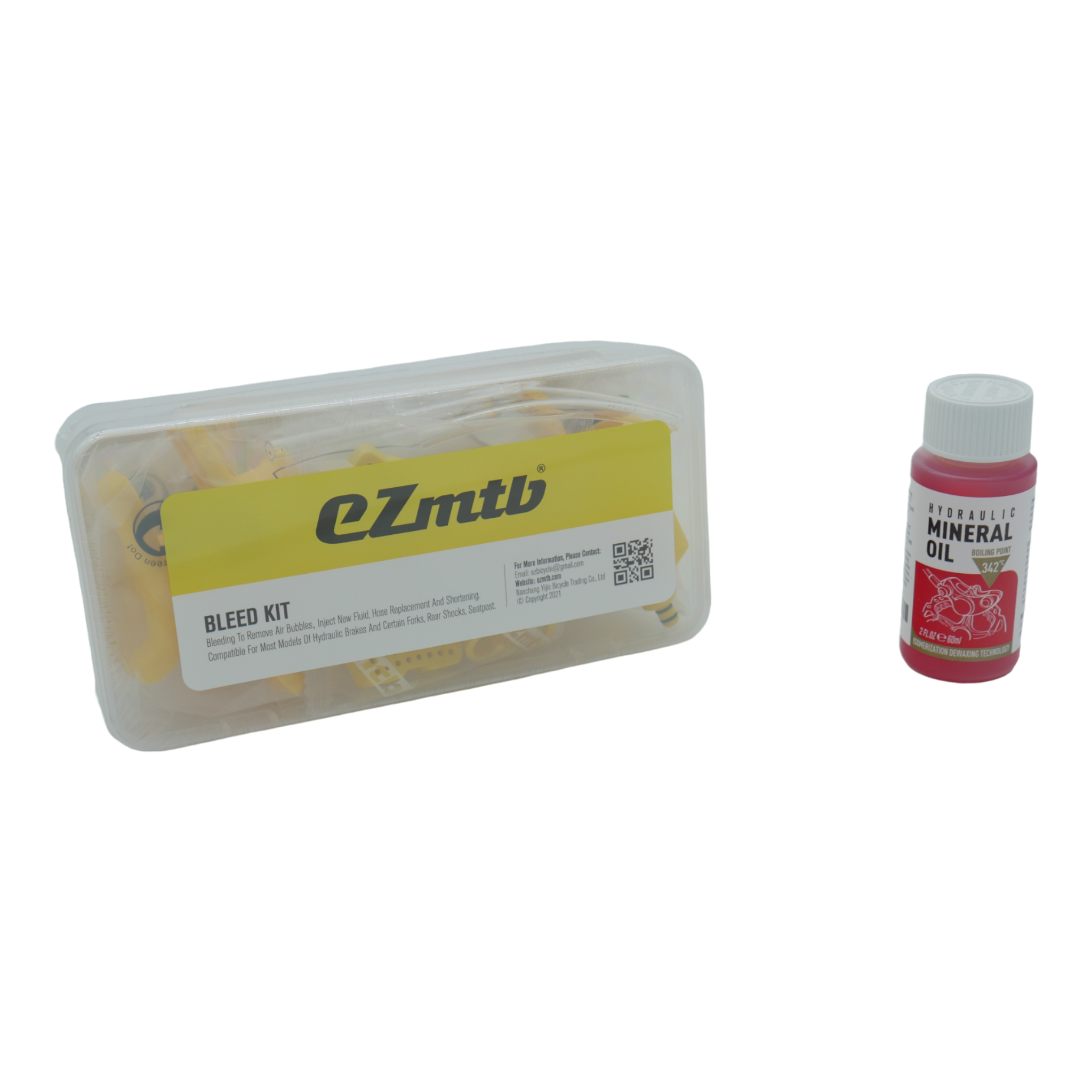 Universal Brake Bleed Kit with Mineral Oil