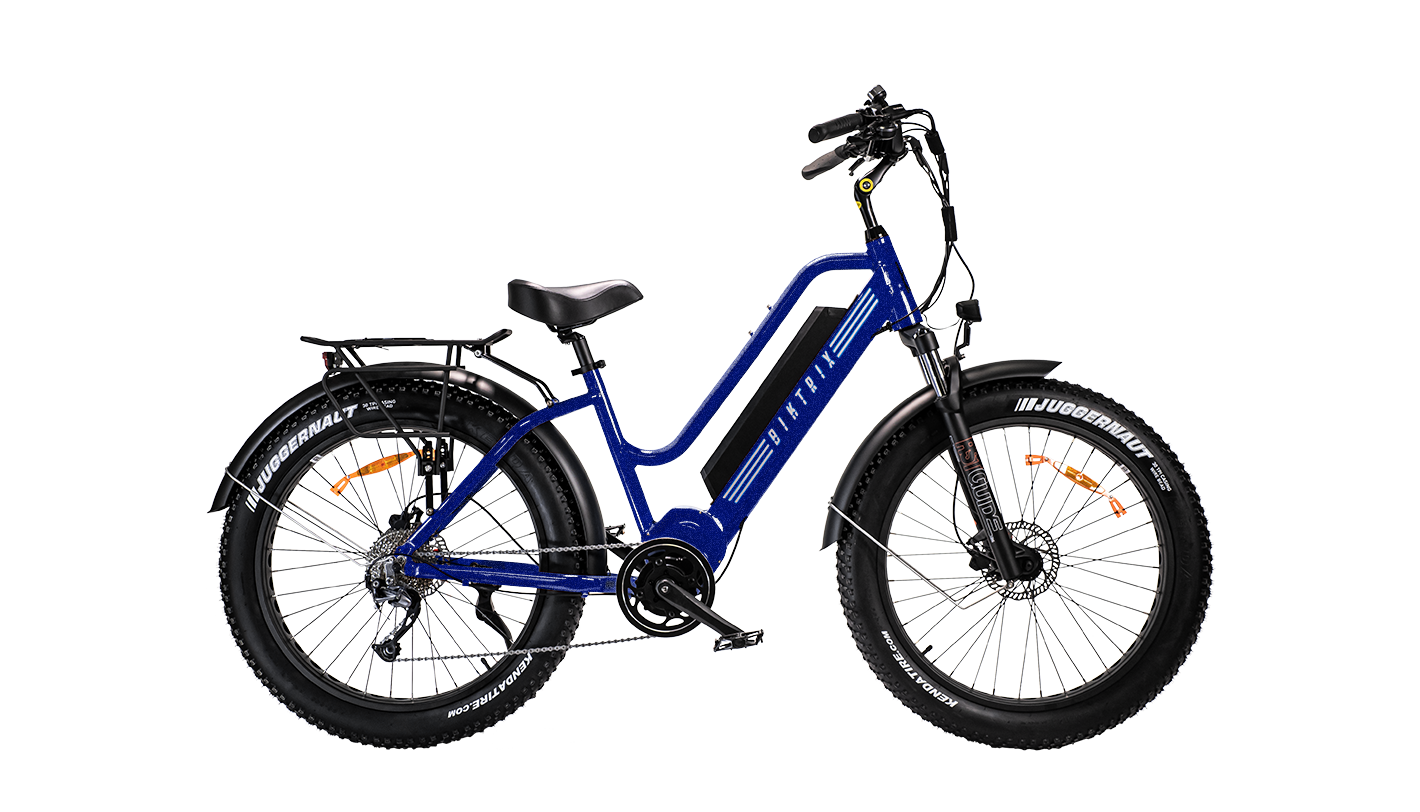 Stunner X 5 - 26x4 Fat Tires (Large) FITS RIDERS 5'6"/ 31IN INSEAM AND TALLER / Royal Blue / In Stock and Shipping