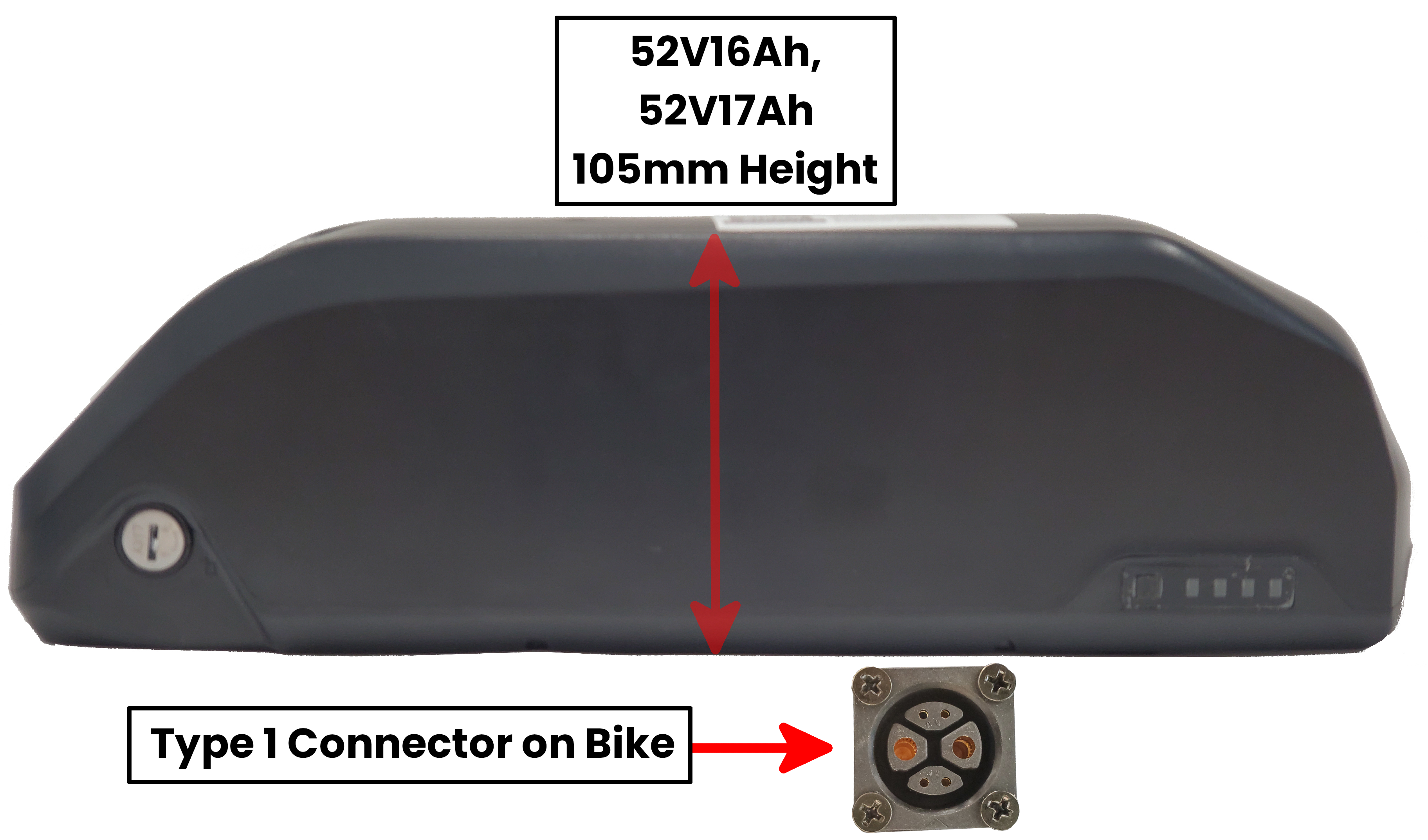[Select] Range Extender Kit for Duo Series - Top Brand (Samsung/LG/Sanyo) / 52V 13Ah / Type 1