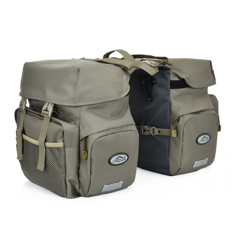 Canvas Pannier Bags - Tan