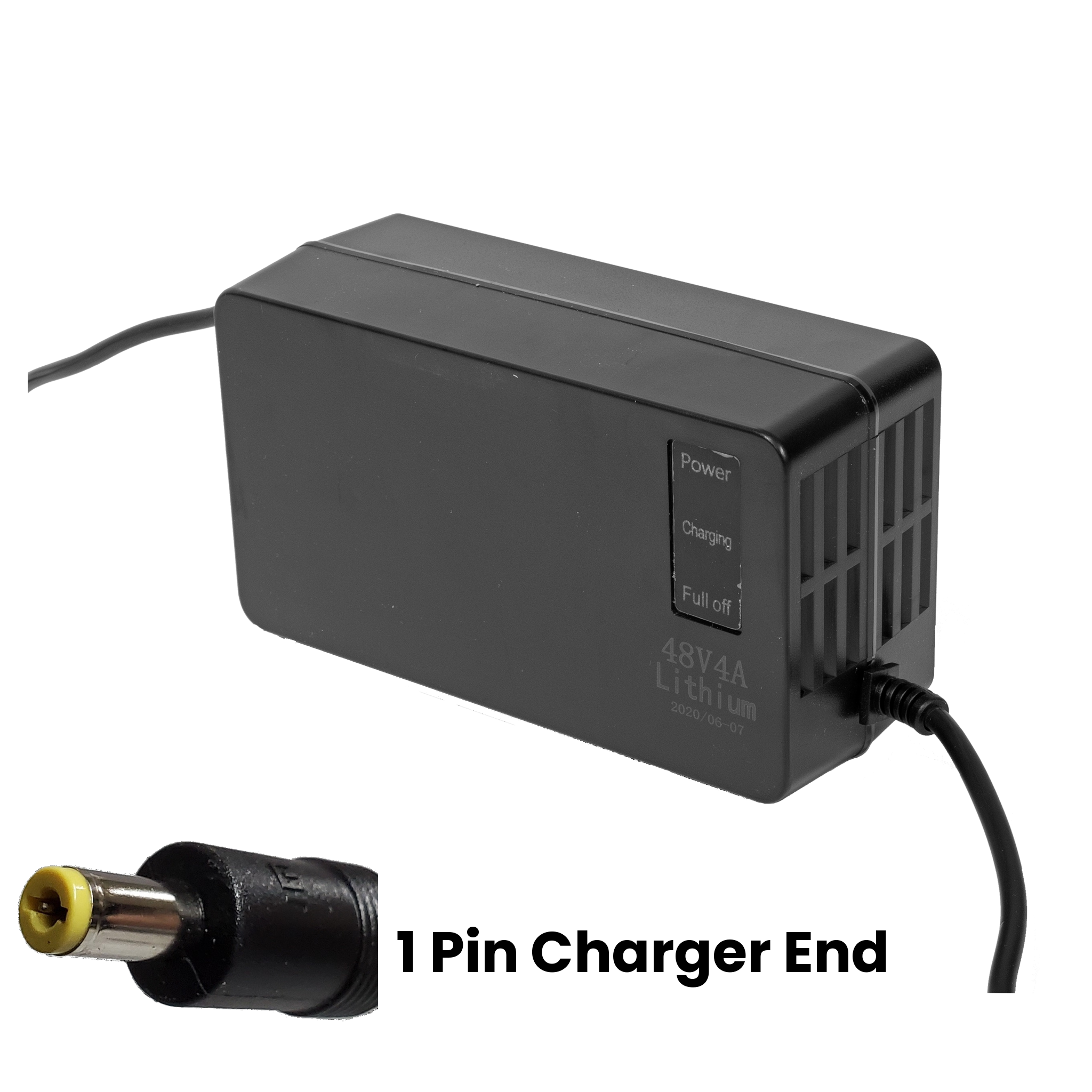 Electric Bike Replacement Charger - 48V 4A - 1 pin