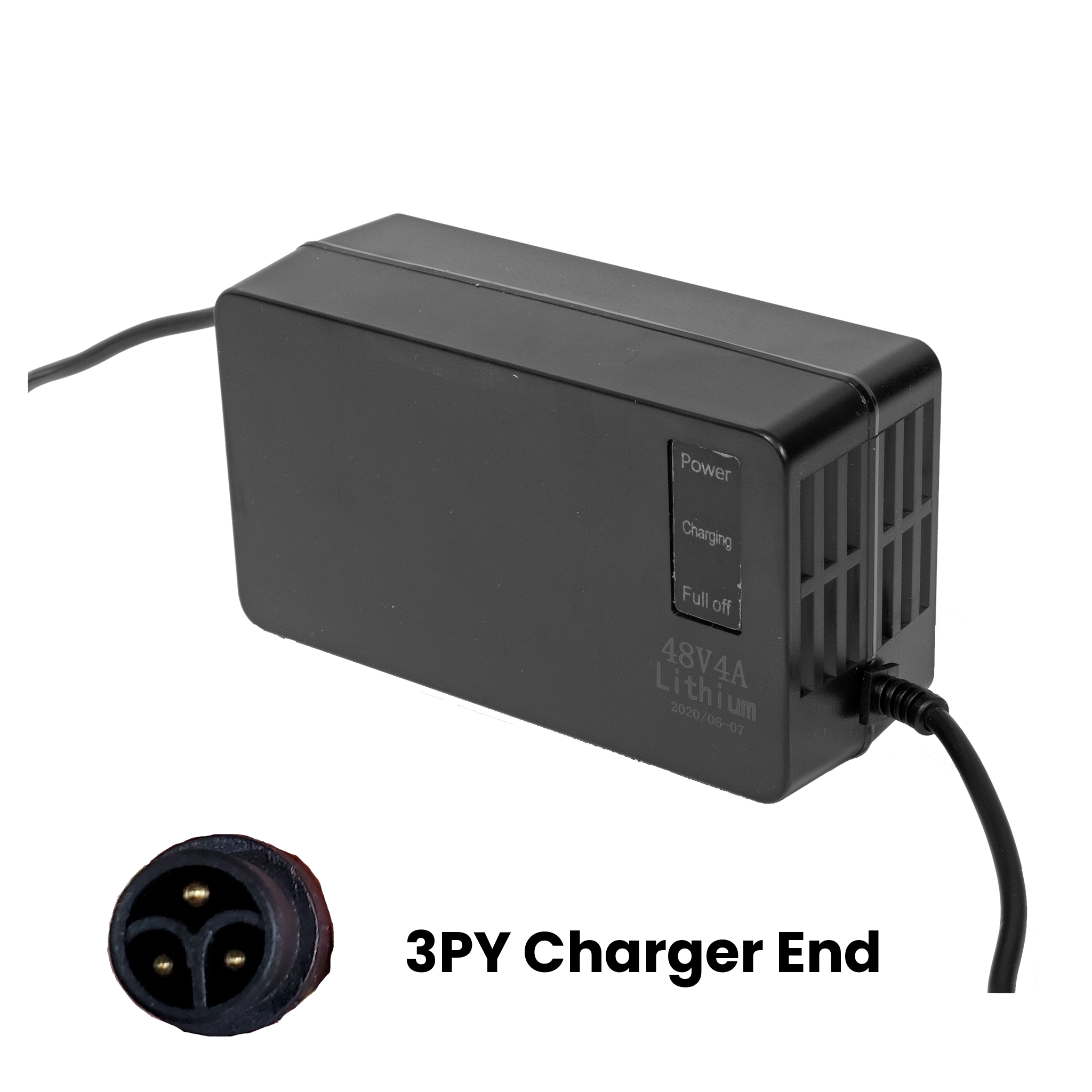 Electric Bike Replacement Charger - 52V 4A  - 3py