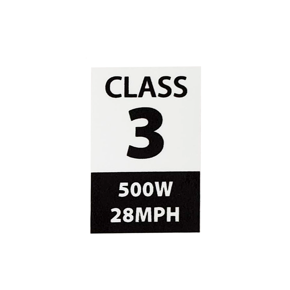 Class stickers - Class 3 - 500W - CANADA