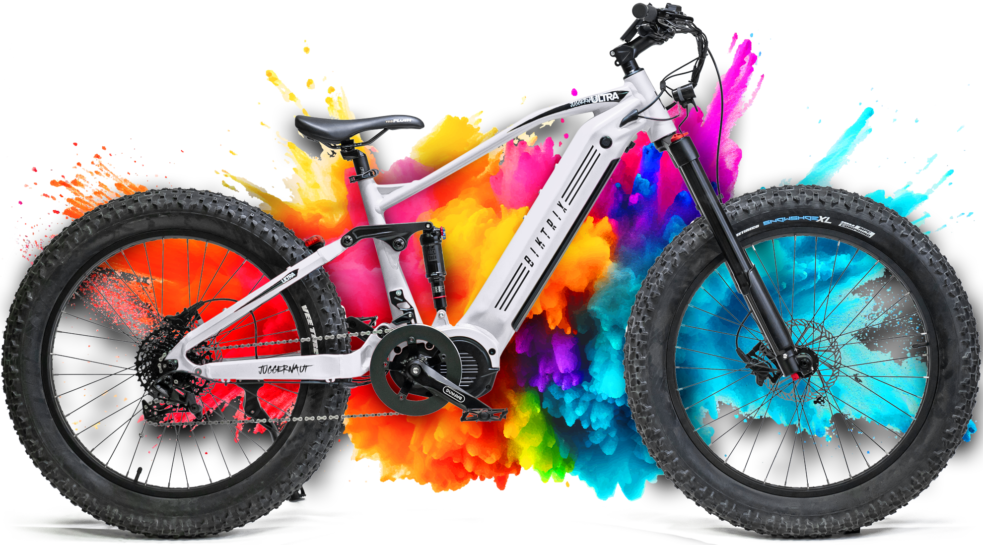 Juggernaut Ultra FS Pro 3 - Fat / L | 19” Frame (Fits Riders  5’11”+ / 32”+ inseam) / Powder Coated / 26x4 Fat Wheels (great on snow | sand | gravel)
