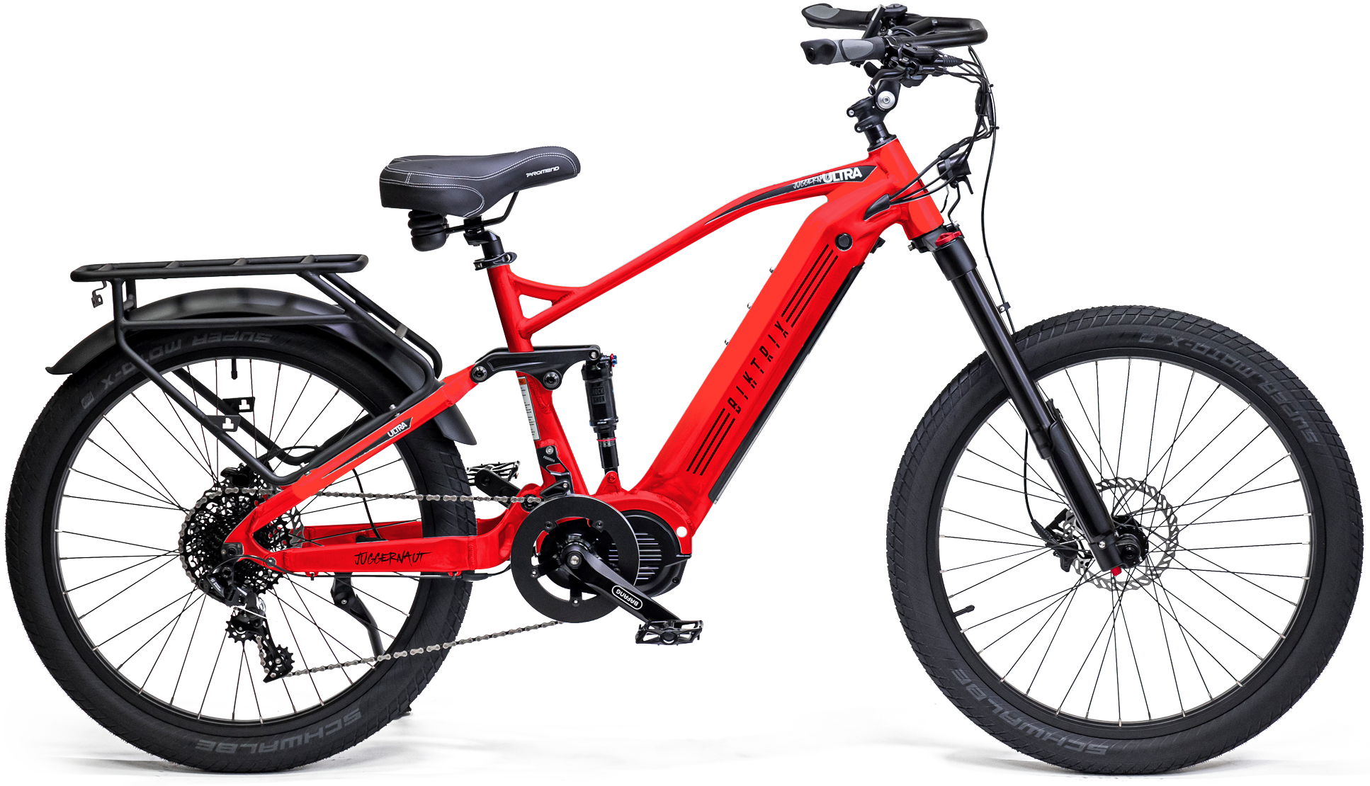 Juggernaut Ultra FS Pro 3 - Cruise / L | 19” Frame (Fits Riders 5’11”+ / 32”+ inseam) / Matte Red