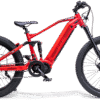 Juggernaut Ultra FS Pro 3 - Mullet / L | 19” Frame (Fits Riders  5’11”+ / 32”+ inseam) / Matte Red / 26x4 Rear | 27.5x3 Front (Mullet Wheelset)