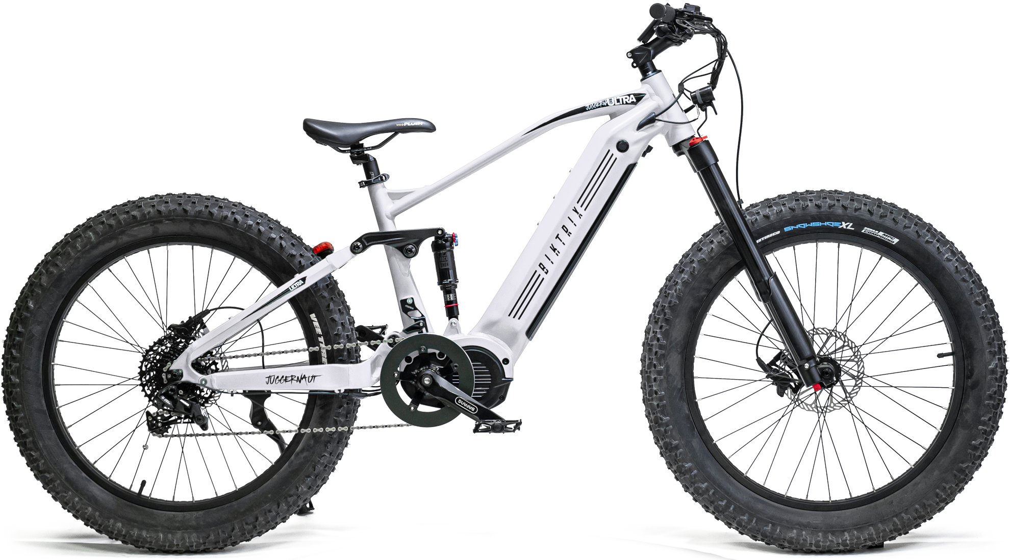 Juggernaut Ultra FS Pro 3 - Fat / L | 19” Frame (Fits Riders  5’11”+ / 32”+ inseam) / Brushed Aluminum / 26x4.9 Fat Wheels (great on snow | sand | gravel)