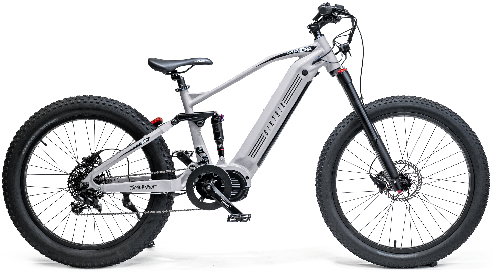 Juggernaut Ultra FS Pro 3 - Mullet / L | 19” Frame (Fits Riders  5’11”+ / 32”+ inseam) / Brushed Aluminum / 26x4 Rear | 27.5x3 Front (Mullet Wheelset)