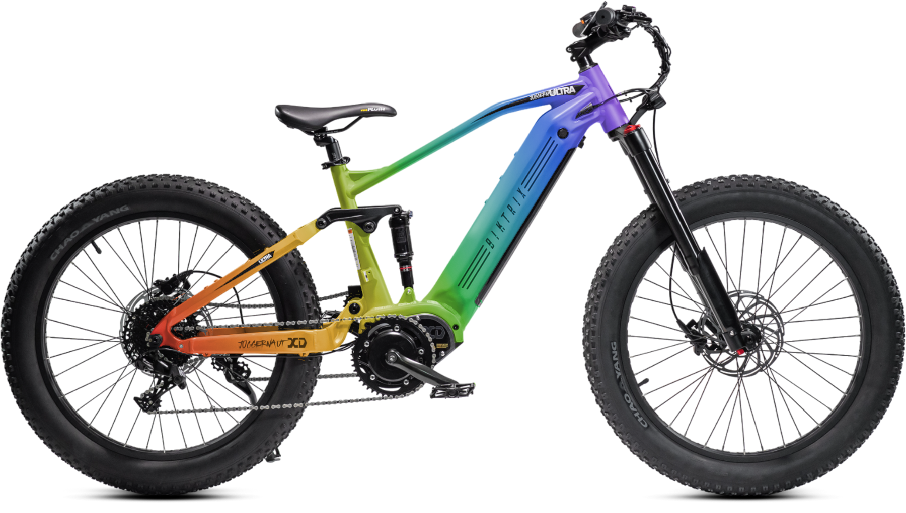 Juggernaut FS XD Fat - XL | 21” Frame (Fits Riders 6’3”+ / 34”+ inseam) / Powder Coated / 26x4.9 Fat Wheels (great on snow | sand | gravel)