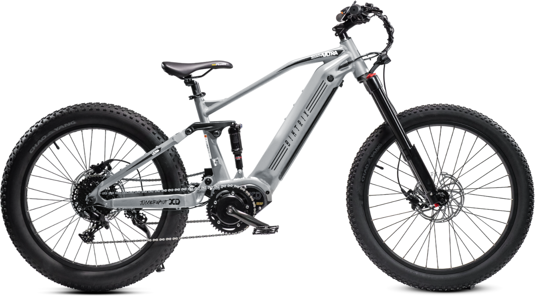 Juggernaut FS XD Mullet - M | 17” Frame (Fits Riders 5’8”+ / 31”+ inseam) / Brushed Aluminum / 26x4 Rear | 27.5x3 Front (Mullet Wheelset)