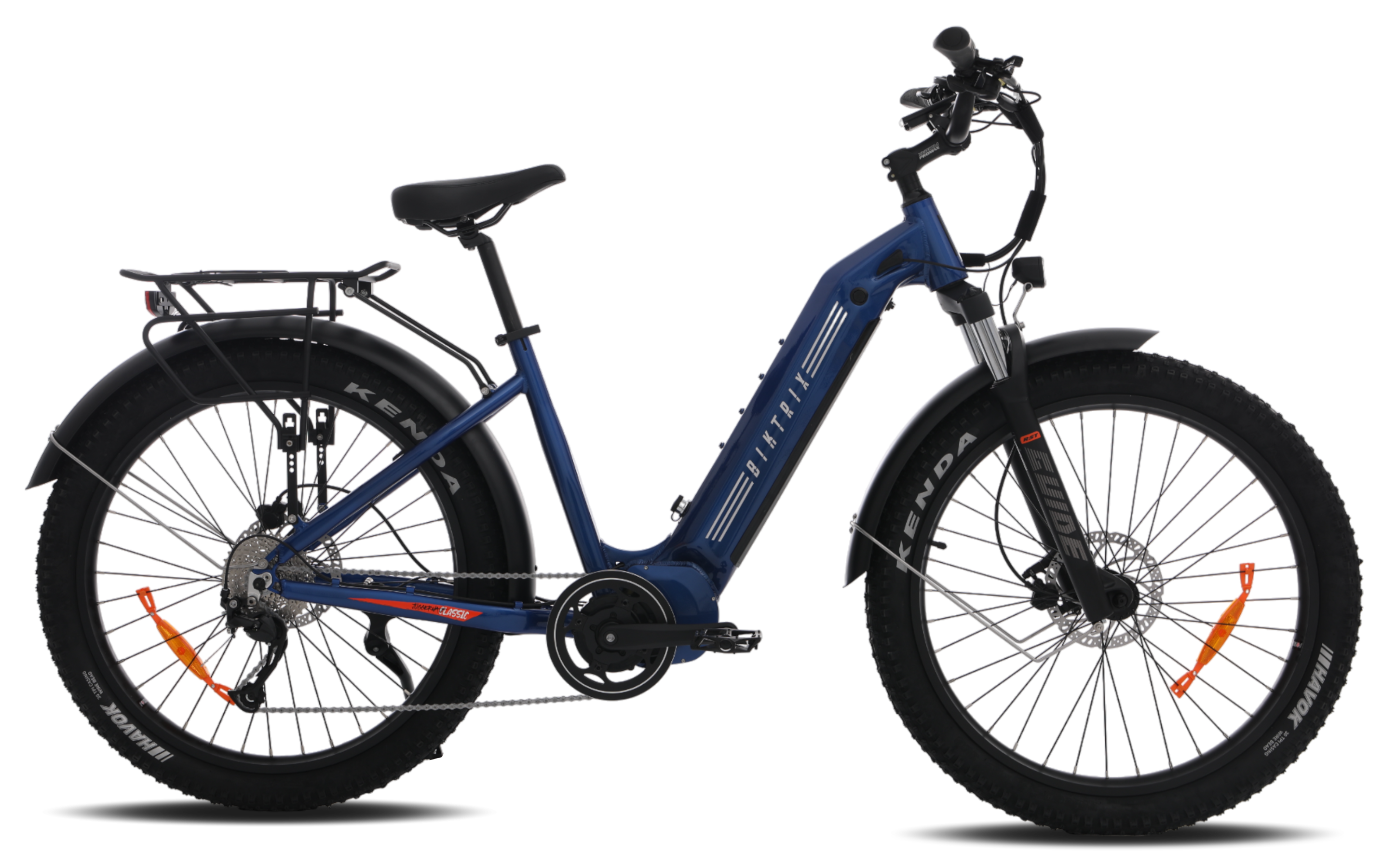 Juggernaut Classic Duo Step-Thru - L | 19” Frame (Fits Riders  5’8”+ | 30”+ inseam) / Powder Coated / 26x4 Fat Wheels (Great on snow | sand | gravel)