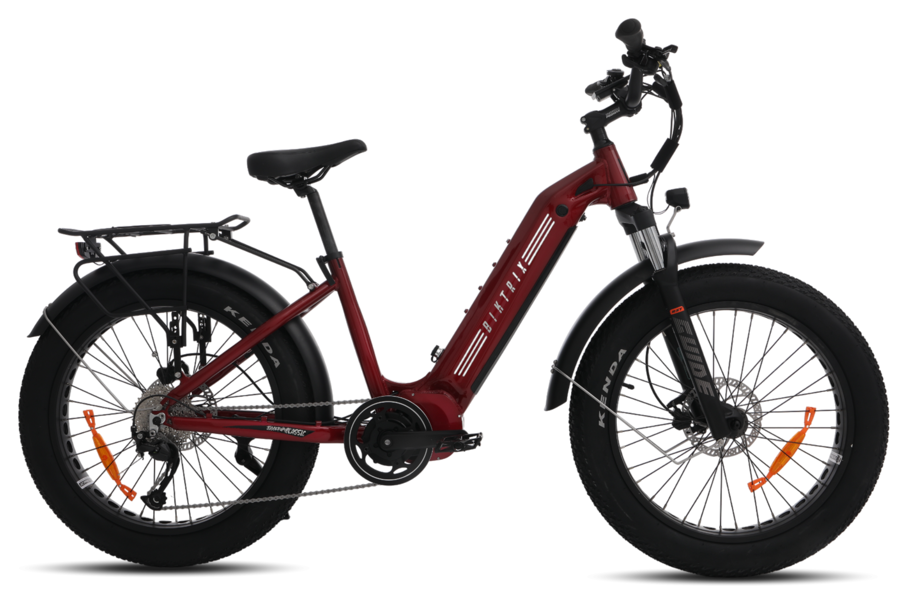 Juggernaut Classic Duo Step-Thru - M | 17” Frame (Fits Riders 5’4”+ | 28”+ inseam) / Cherry Red / 24x4 (Great all around use)