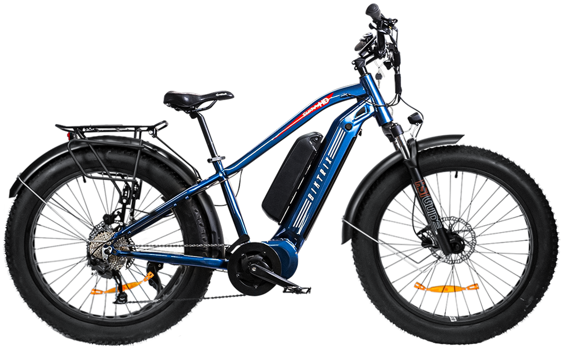 Juggernaut Classic Duo Step-Over | 52V - L | 19” Frame (Fits Riders  5’10”+ / 31”+ inseam) / Electric Blue / 26x4 Fat Wheels (Great on snow | sand | gravel)