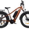 Juggernaut Classic Duo Step-Over | 52V - L | 19” Frame (Fits Riders  5’10”+ / 31”+ inseam) / Copper / 27.5x3 MTB Wheels (Great on pavement | groomed trails)
