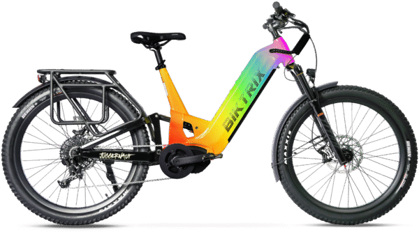 Juggernaut FS Step-Thru MTB - M | 17” Frame (Fits Riders 5’6”+ / 30”+ inseam) / Powder Coated