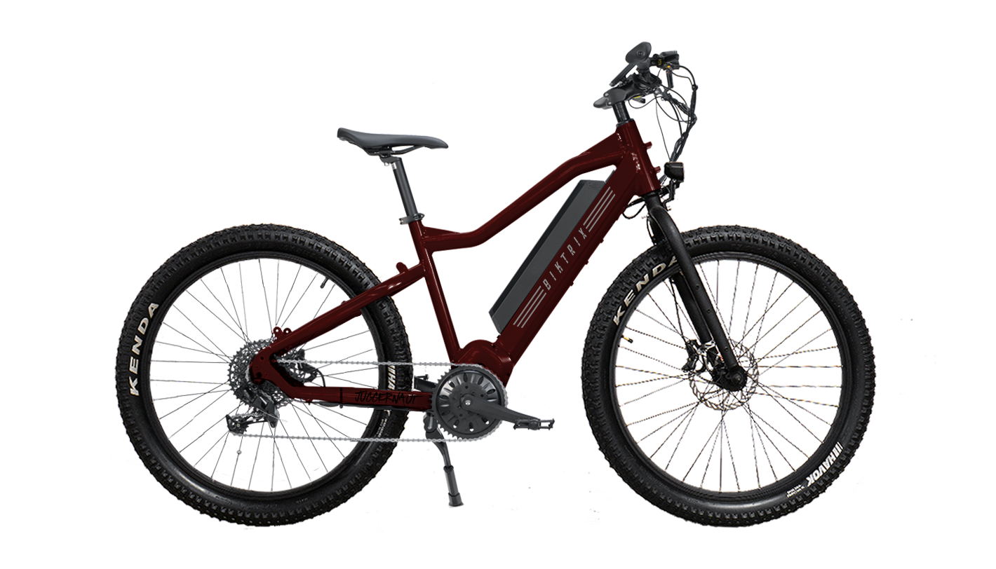 Juggernaut HD Limited - Black Cherry / Drivetrain: Shimano 10sp; Brakes: Tektro E725 Quad-Piston / Rigid Fork