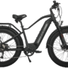 Juggernaut Hub Duo Step-Over - Step-Over / L | 19” Frame (Fits Riders  5’10”+ / 31”+ inseam) / Satin Black / 26x4 Fat Wheels (great on snow | sand | gravel)