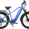 Juggernaut Hub Duo Step-Over - Step-Over / L | 19” Frame (Fits Riders  5’10”+ / 31”+ inseam) / Electric Blue / 27.5x3 MTB Wheels (great on pavement | groomed trails)