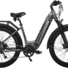 Juggernaut Hub Duo Step-Over - Step-Thru / M | 17” Frame (Fits Riders 5’4”+ / 29”+ inseam) / Metallic Charcoal / 24x4 Wheels (great all around use)