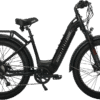 Juggernaut Hub Duo Step-Over - Step-Thru / L | 19” Frame (Fits Riders  5’10”+ / 31”+ inseam) / Java Black / 26x4 Fat Wheels (great on snow | sand | gravel)