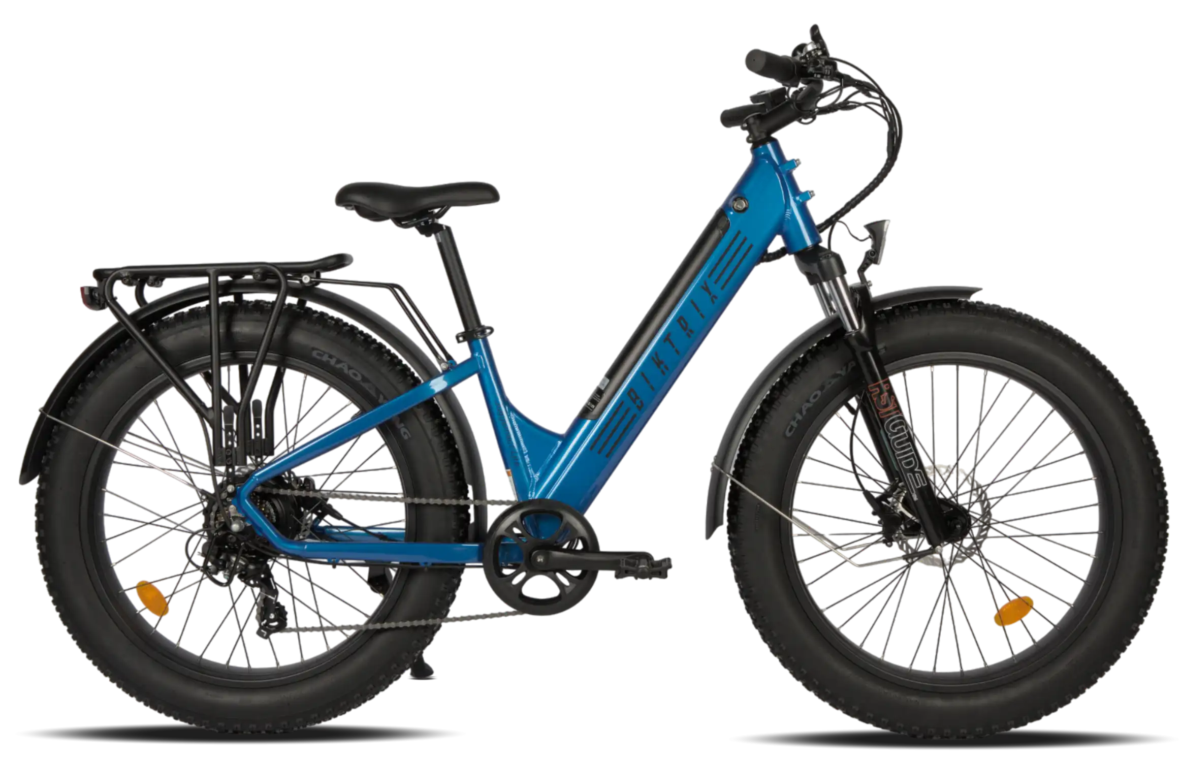 Juggernaut Lite - Step-Thru / S | 15.5” Frame (Fits Riders 5’3”+ | 28”+ inseam) / Blue