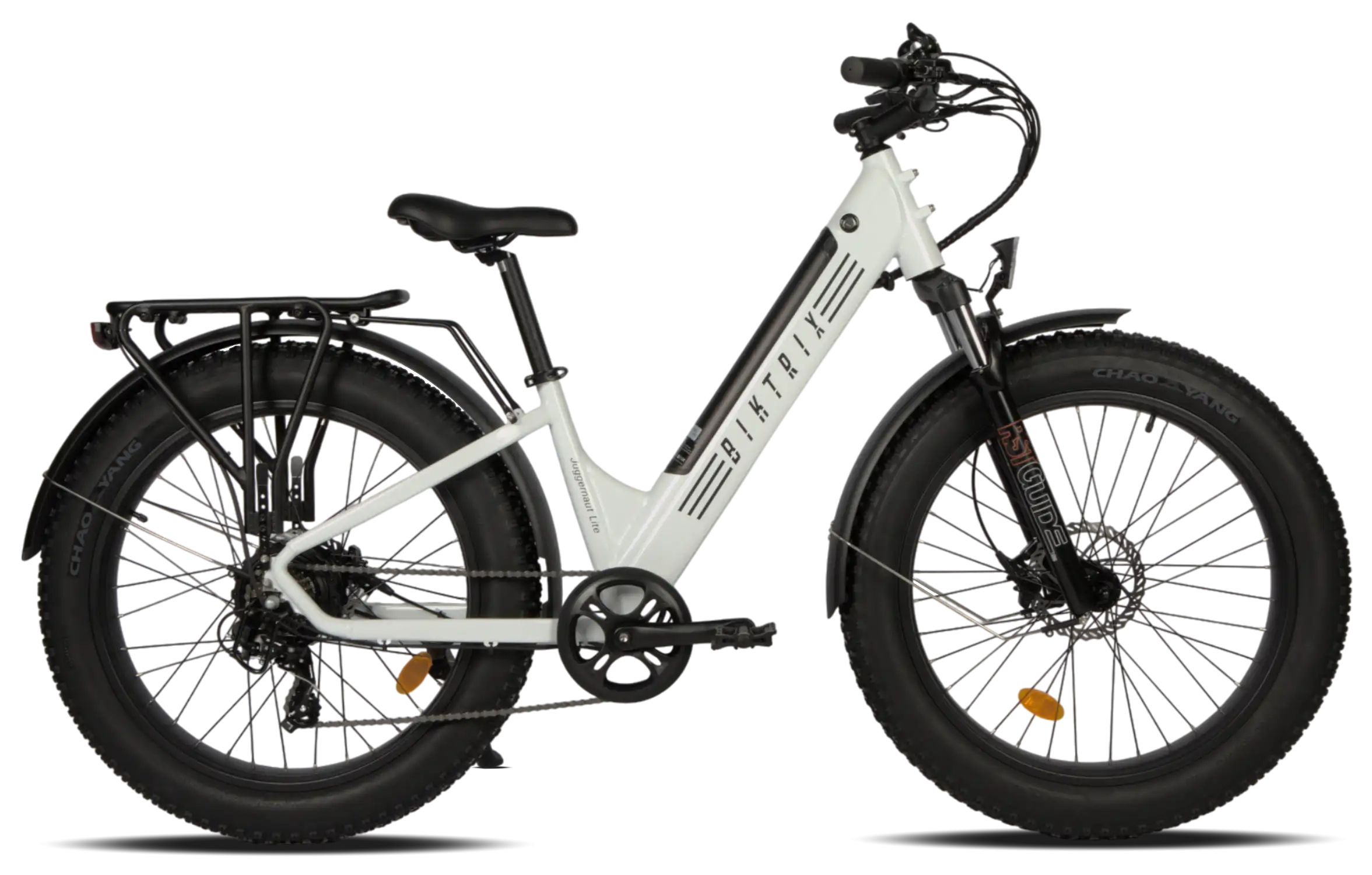 Juggernaut Lite - Step-Thru / L | 18” Frame (Fits Riders 5’7”+ | 30”+ inseam) / White