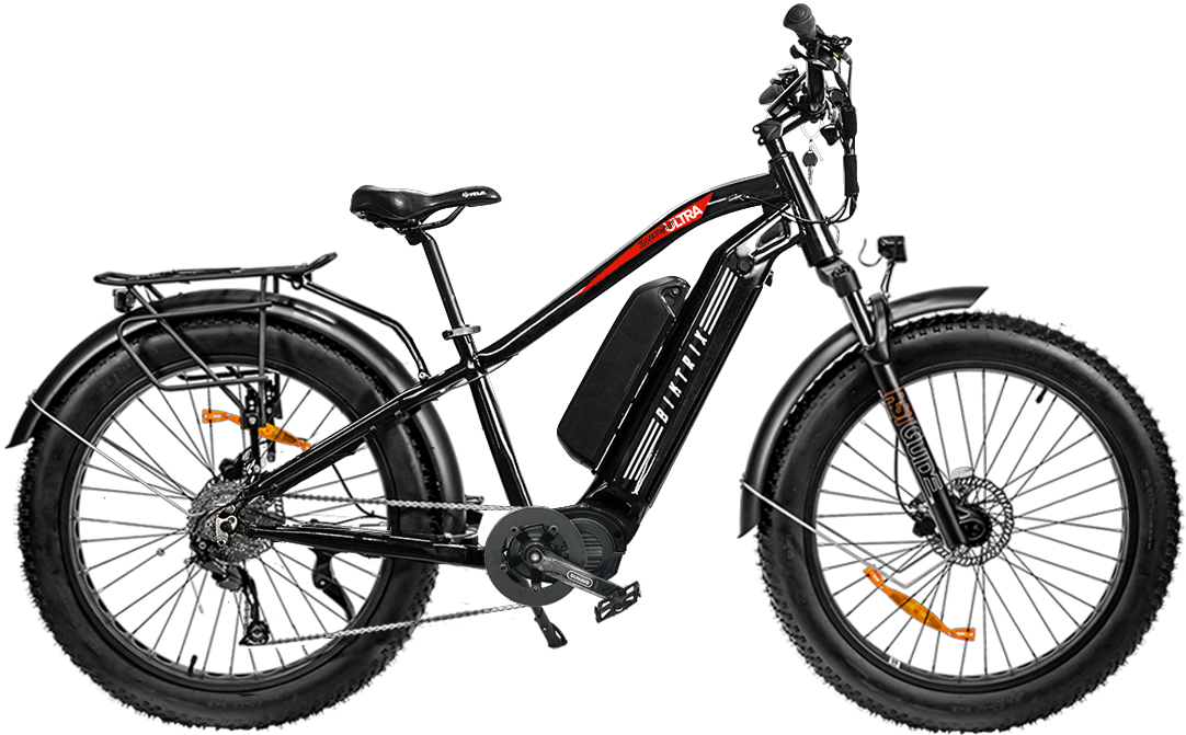Juggernaut Ultra Duo 2 Step-Over - XL | 21” Frame (Fits Riders  6’3”+ / 34”+ inseam) / Black / 26x4 fat wheels (Great on snow | sand | gravel)