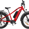Juggernaut Ultra Duo 2 Step-Over - XL | 21” Frame (Fits Riders  6’3”+ / 34”+ inseam) / Red / 27.5x3 MTB wheels (Great on pavement | groomed trails)