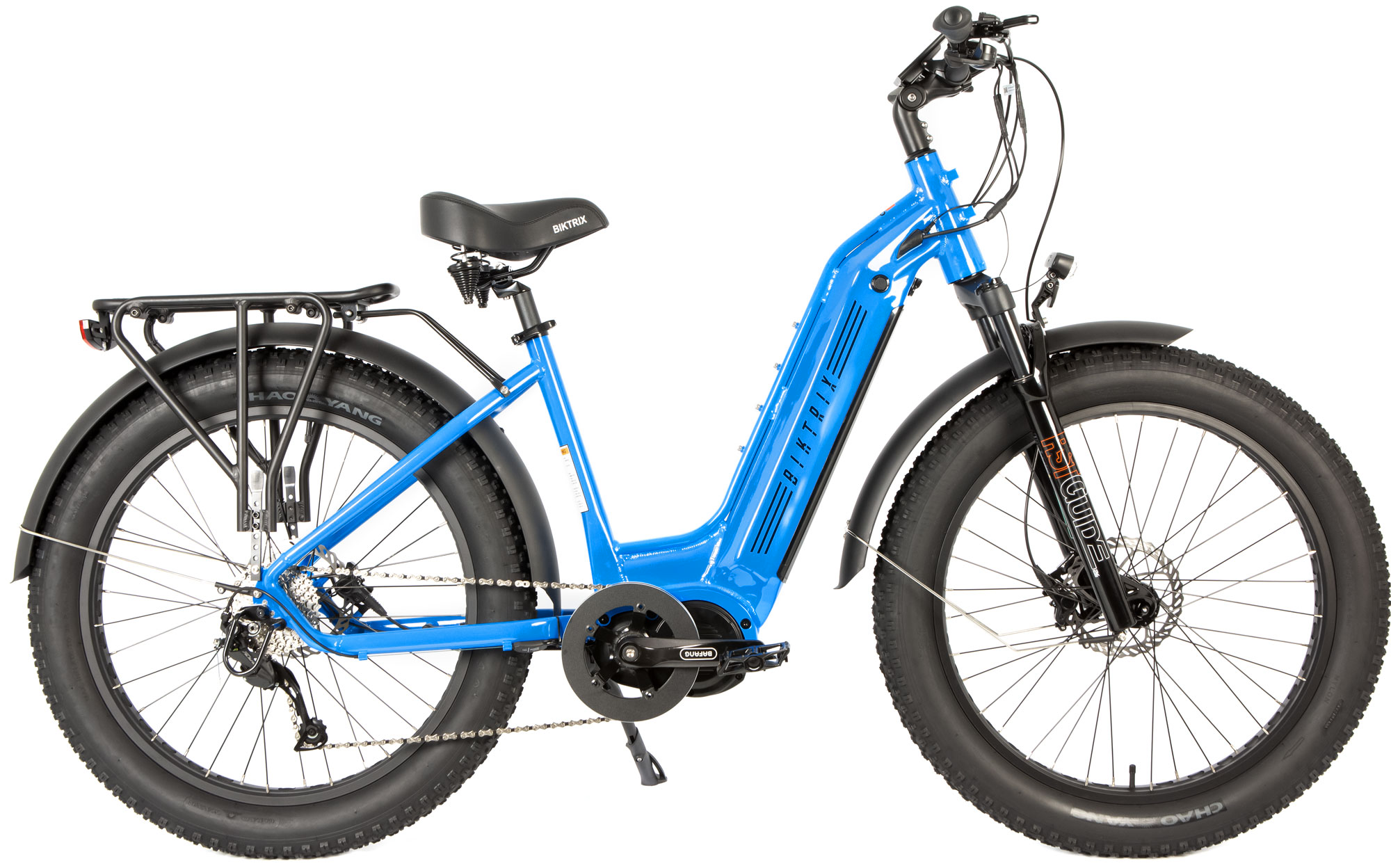 Juggernaut Ultra Duo 4 Step-Thru | 52V - M | 16” Frame (Fits Riders 5’6”+ / 30”+ inseam) / Azure Blue / 26x4 Fat Wheels (great on snow | sand | gravel)