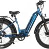 Juggernaut Hub Duo Step-Over - Step-Thru / L | 19” Frame (Fits Riders  5’10”+ / 31”+ inseam) / Midnight Blue / 26x4 Fat Wheels (great on snow | sand | gravel)