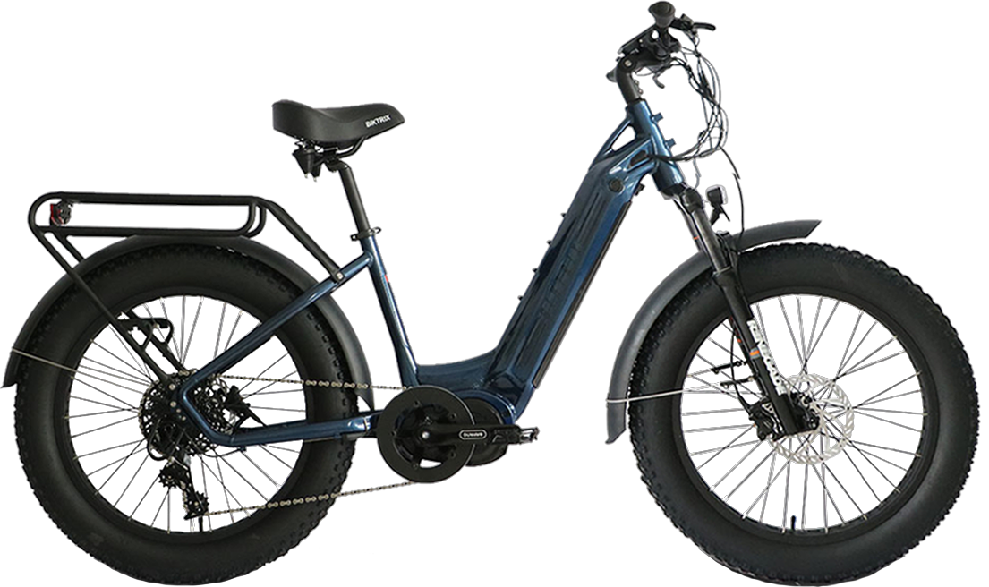 Juggernaut Ultra Duo 3 ST - L | 19” Frame (Fits Riders  5’10”+ / 31”+ inseam) / Midnight Blue / 26x4 Fat Wheels (great on snow | sand | gravel)