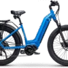Juggernaut XD Duo Step-Thru - L | 18” Frame (Fits Riders  5’10”+ / 32”+ inseam) / Azure Blue / 26x4 Fat Wheels (great on snow | sand | gravel)
