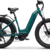 Juggernaut XD Duo Step-Thru - M | 16” Frame (Fits Riders 5’6”+ / 30”+ inseam) / Emerald Green / 27.5x3 MTB Wheels (great on pavement | groomed trails)