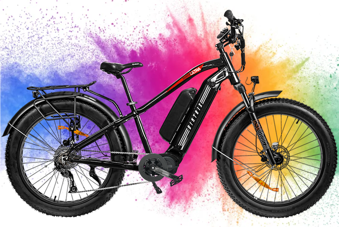 Juggernaut Ultra Duo 2 Step-Over - XL | 21” Frame (Fits Riders  6’3”+ / 34”+ inseam) / Powder Coated / 27.5x3 MTB wheels (Great on pavement | groomed trails)