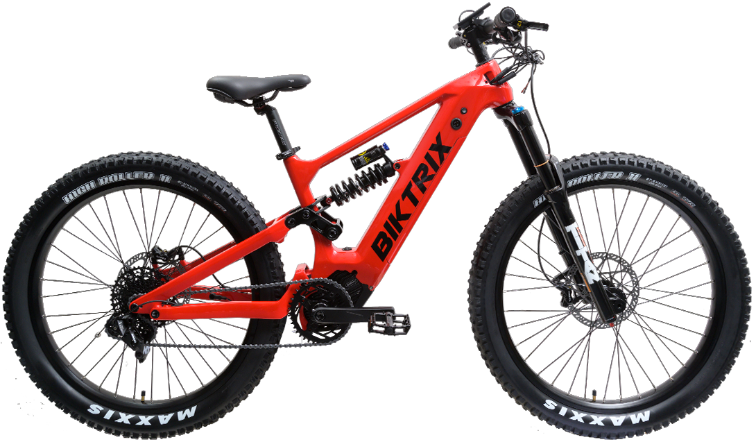 Monte Capro Lite - S | 15" Frame (Fits Riders 5'6"+ / 30”+ inseam) / RST Titan Air Suspension / Red