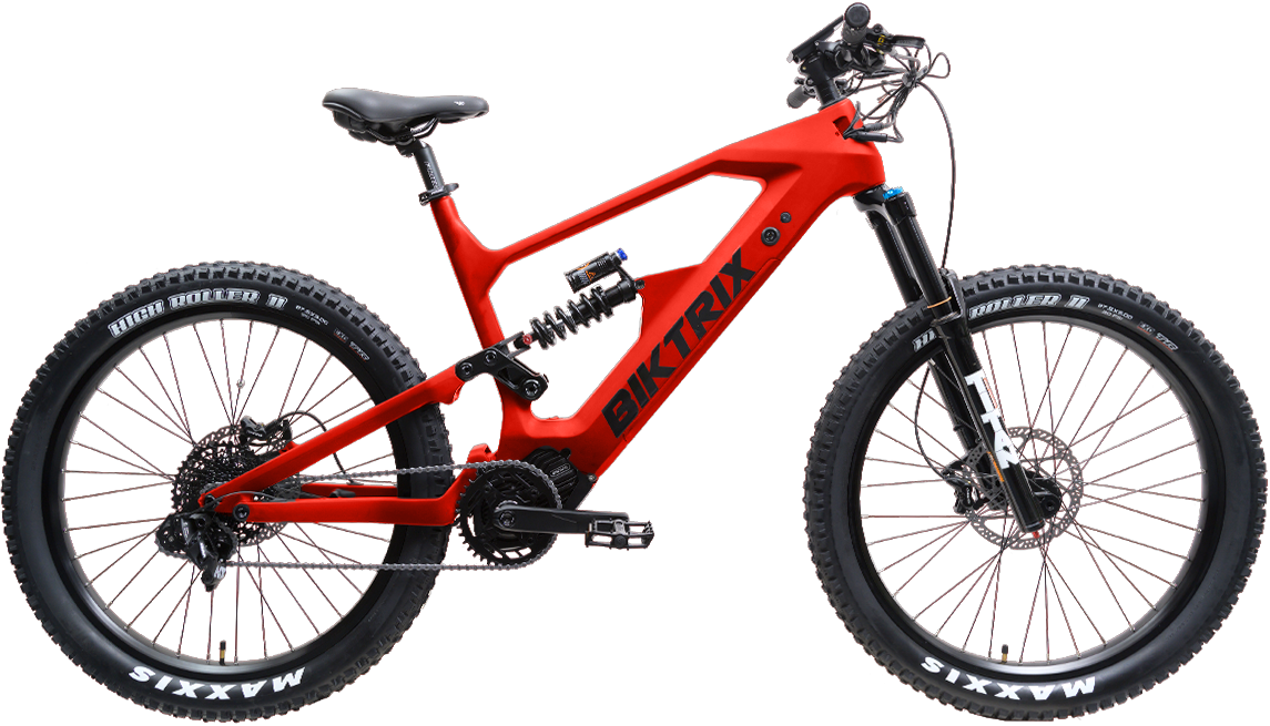 Monte Capro Lite - XL | 21" Frame (Fits Riders 6’3”+ / 34”+ inseam) / RST Titan Air Suspension / Red