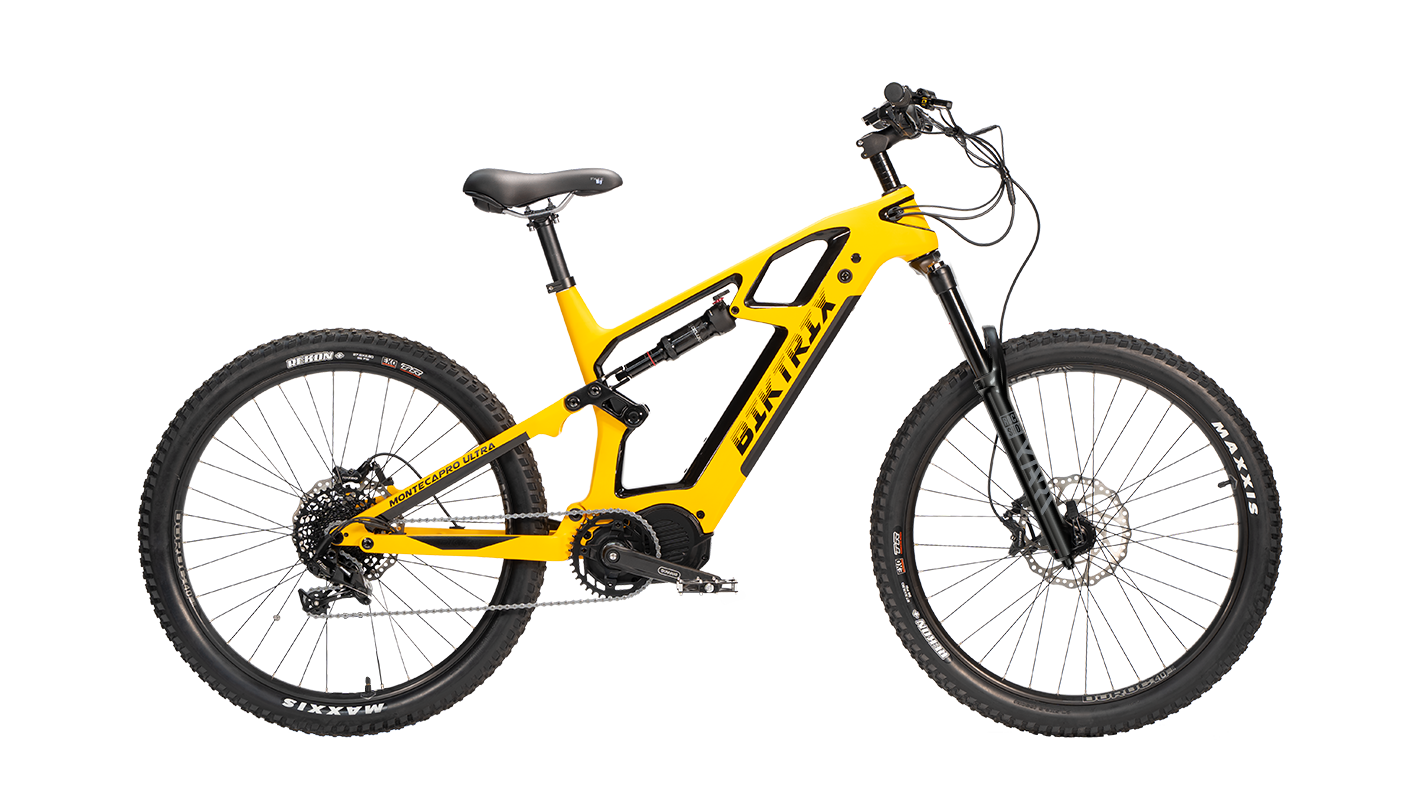 Monte Capro Ultra 2 Boost - Yellow / 27.5x2.8 MTB Wheels (great on pavement | groomed trails)