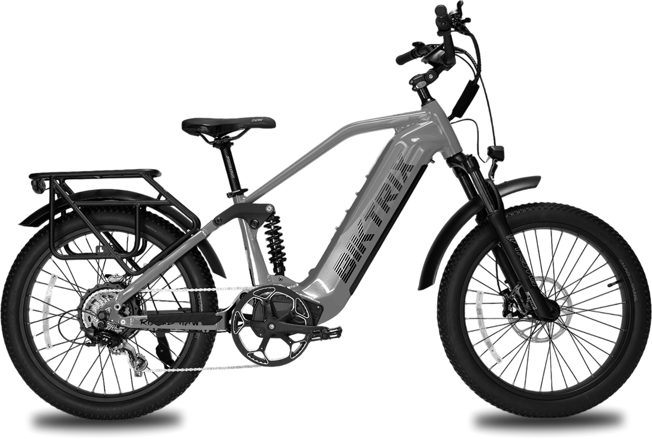 RogueHawk FS Step-Over | 70V - In Stock - Shipping Now / Powder Coated / M | 16” Frame | 24x3 MTB(Fits Riders 5’4” and taller | 28”+ inseam)