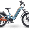 RogueHawk FS Step-Thru | 70V - Blue/Orange / M | 16" Frame | 24x4 Fat(Fits Riders 5’2” and taller | 28”+ inseam)