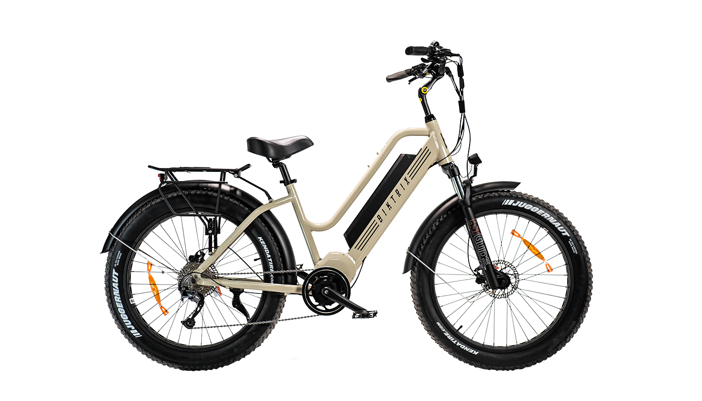 Stunner X 5 - 26x4 Fat Tires (Large) FITS RIDERS 5'6"/ 31IN INSEAM AND TALLER / Sandstone / In Stock and Shipping