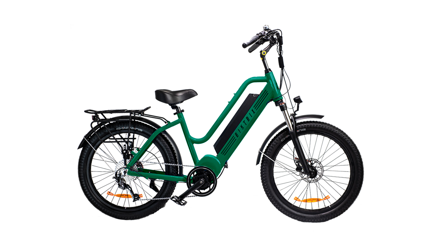 Stunner X 5 - 24x3 Street Tires (Medium) FITS RIDERS 5'1"/ 28IN INSEAM AND TALLER / Emerald Green / In Stock and Shipping