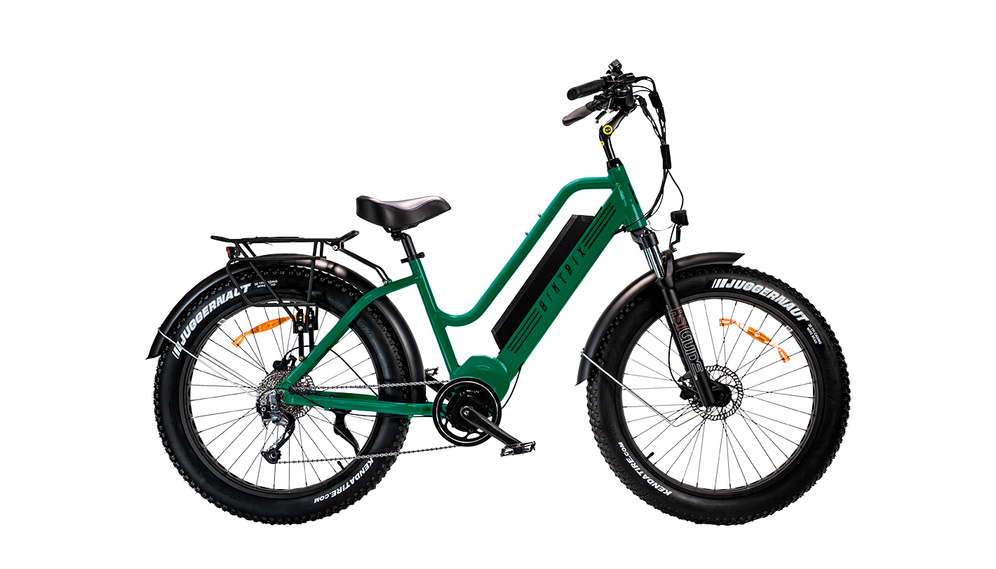 Stunner X 5 - 26x4 Fat Tires (Large) FITS RIDERS 5'6"/ 31IN INSEAM AND TALLER / Emerald Green / In Stock and Shipping