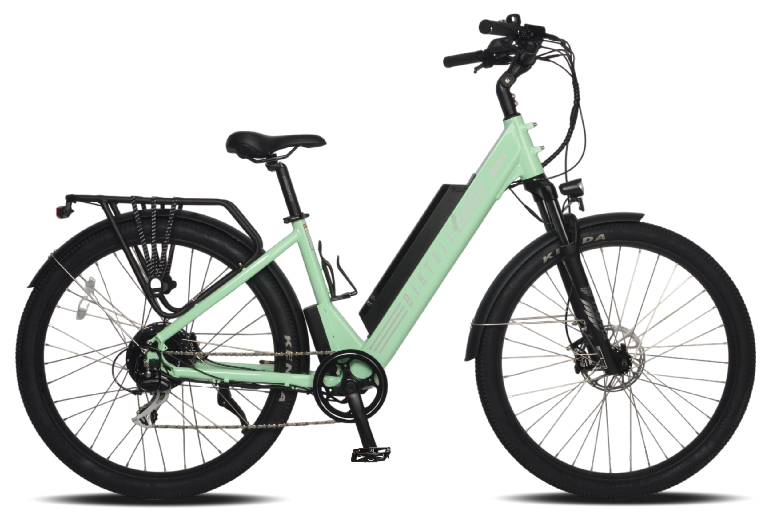 Swift Step-Thru 3 - L | 18” Frame (Fits Riders 5’8”+ / 30”+ inseam) / Cool Mint