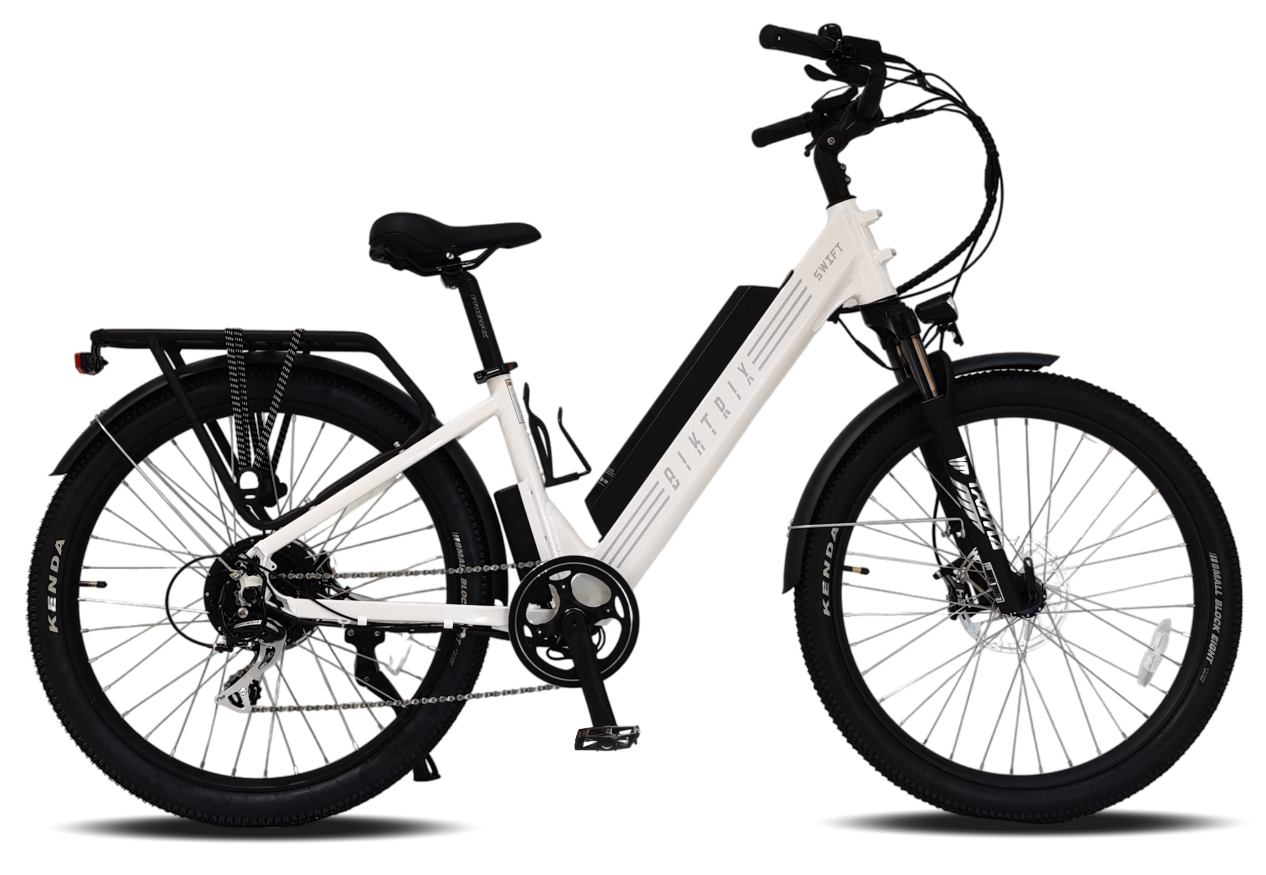 Swift Step-Thru 3 - S | 15” Frame (Fits Riders 5’4”+ / 28”+ inseam) / Pearl White