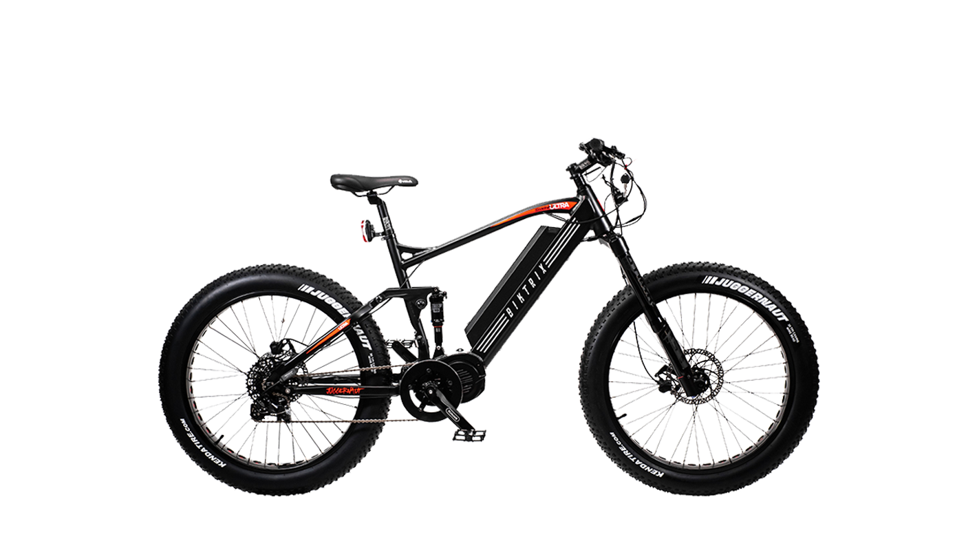 Juggernaut Ultra FS - 17" M / Satin black with red accents / 26x4 Fat Tire