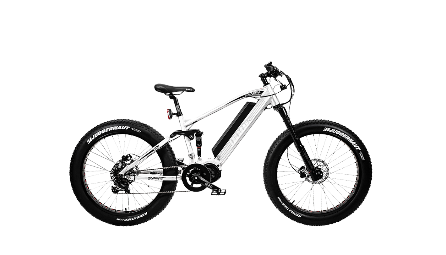 Juggernaut Ultra FS - 19" L / Brushed aluminum with black accents / 26x4 Fat Tire