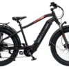 Juggernaut XD Duo Step-Over - XL | 21” Frame (Fits Riders  6’3”+ / 34”+ inseam) / Black / 26x4 Fat Wheels (great on snow | sand | gravel)