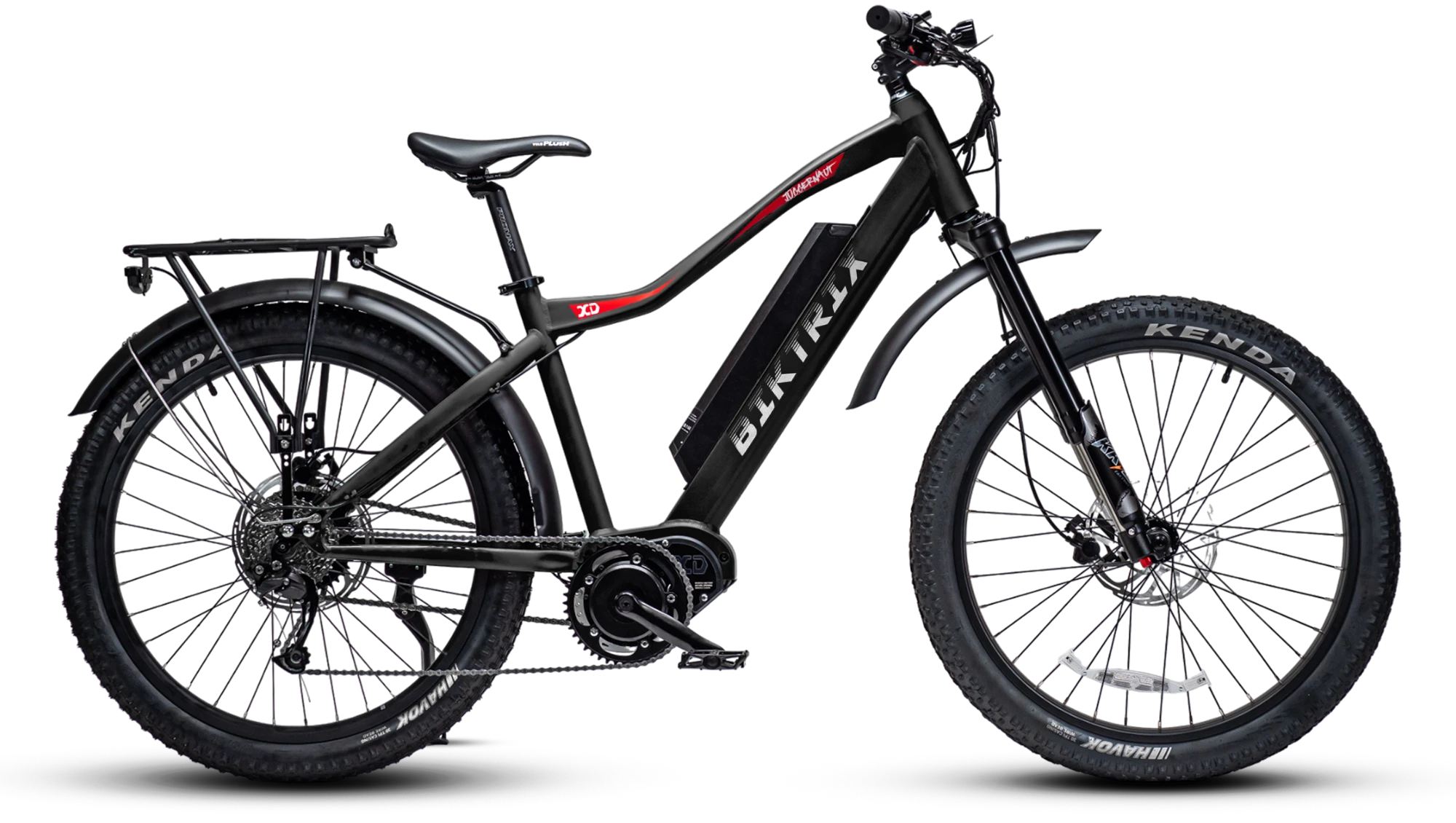 Juggernaut XD Founders Edition - L | 19" Frame (Fits Riders 5'8"+ / 31" Inseam) / Black / 26x4 Fat Wheels (Great on snow | sand | gravel)