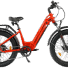 Juggernaut Hub Duo Step-Over - Step-Thru / M | 17” Frame (Fits Riders 5’4”+ / 29”+ inseam) / Lava Orange / 24x4 Wheels (great all around use)