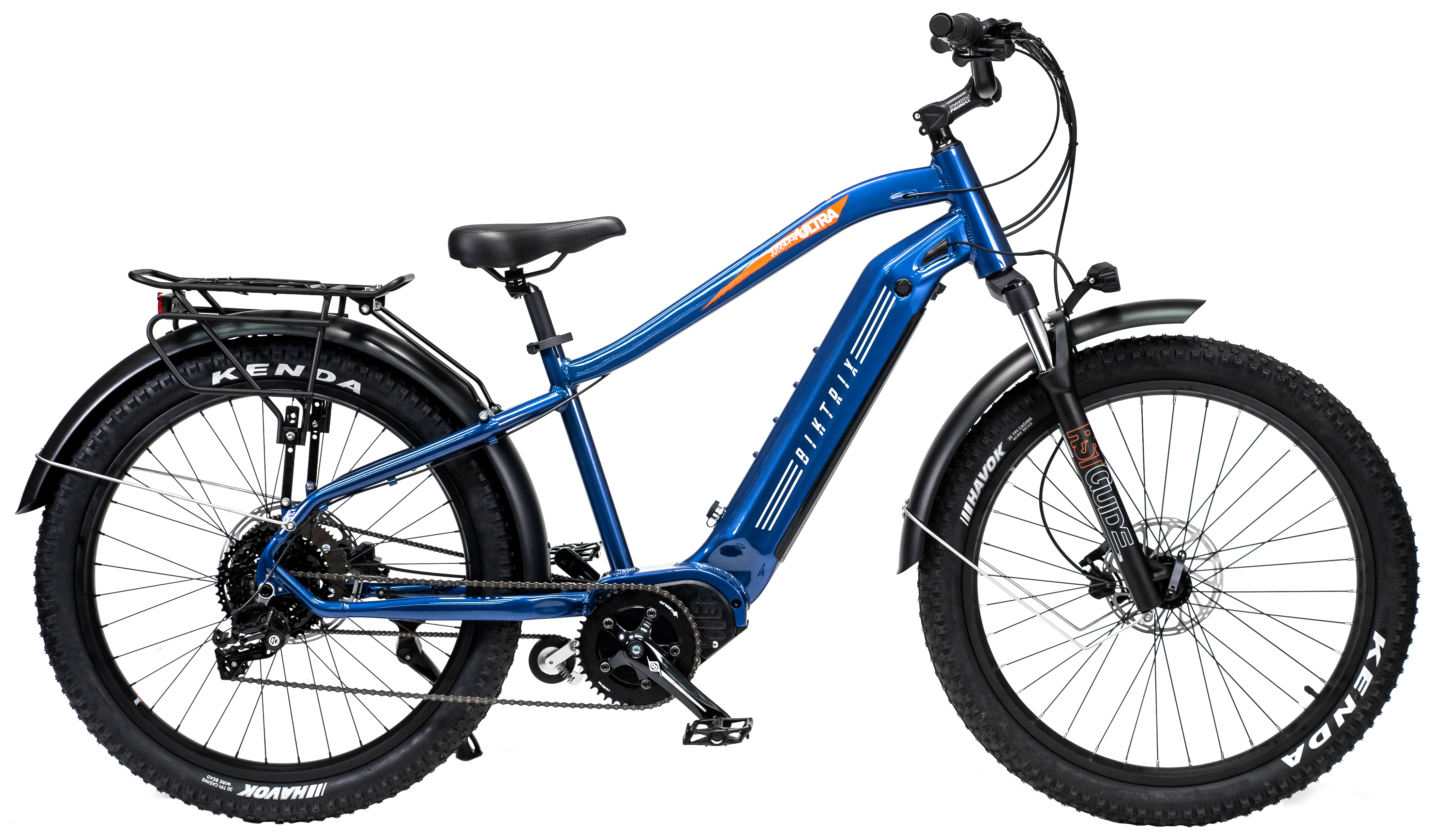 Juggernaut XD Duo Step-Over - M | 17” Frame (Fits Riders 5’6”+ / 31”+ inseam) / Blue / 26x4 Fat Wheels (great on snow | sand | gravel)